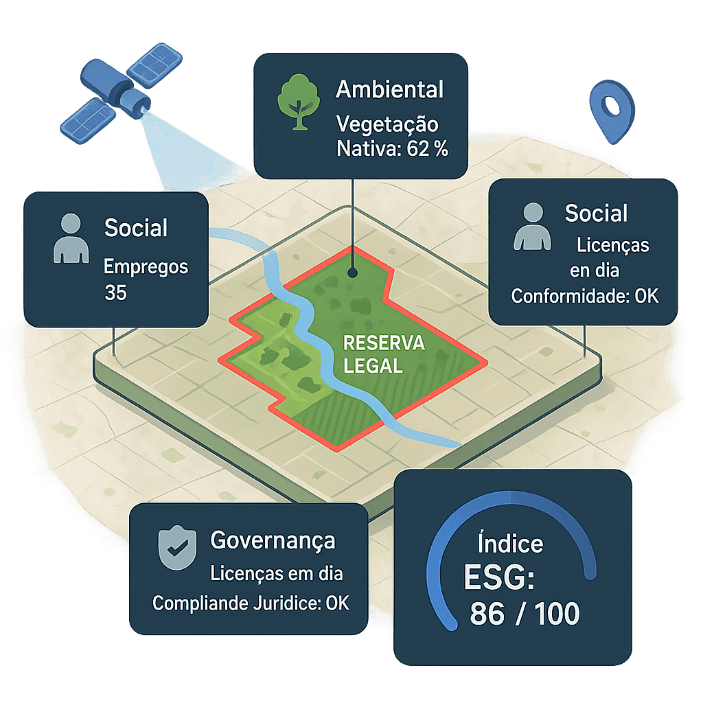 Ilustração ESG & Conformidade